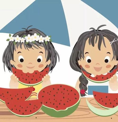 网红吃瓜头像卡通版可爱